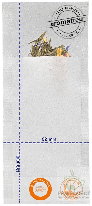 Papierové čajové filtre L 100 ks - Finum