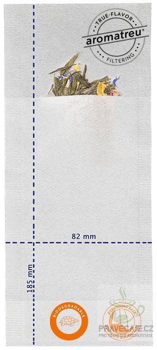 Papírové čajové filtry L 100 ks - Finum