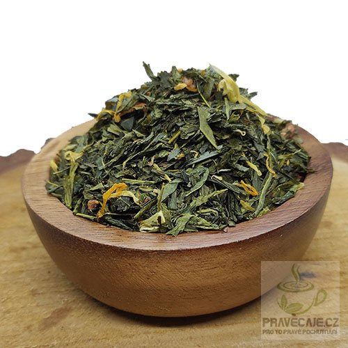 Sencha s jahodovým dotykom - Zelený čaj