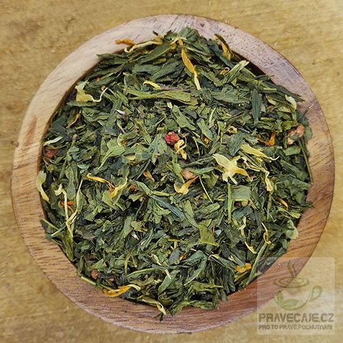 Sencha s jahodovým dotykom - Zelený čaj