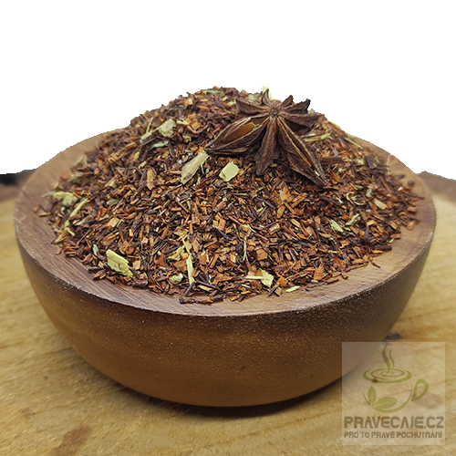 Zimní rooibos s lékořicí - bylinný čaj - Množství: 250g